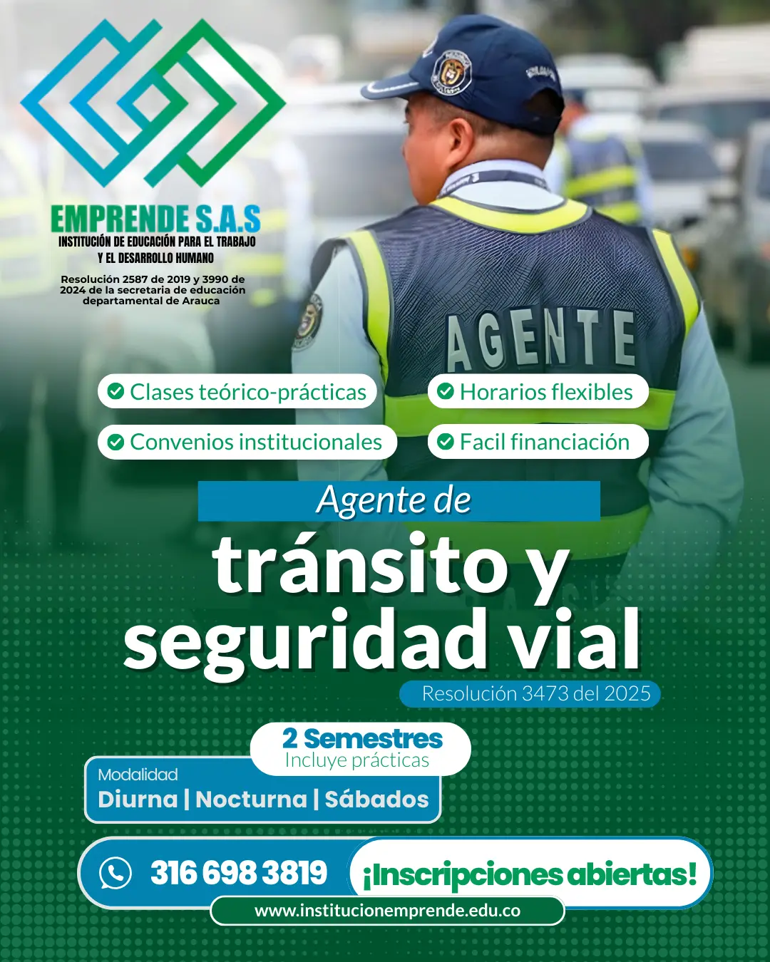 Formación en normas de tránsito y seguridad vial